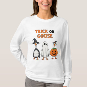 Grappige Halloween ganzen "Trick or Goose" Kostuum T-shirt
