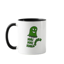 Grappige Halloween Geest Beker