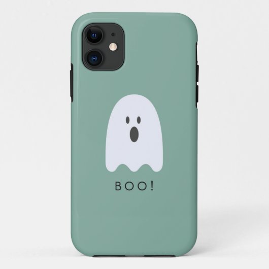 Grappige Halloween Geest Boo Case-Mate iPhone Case (Achterkant)