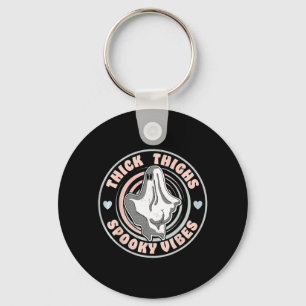 Grappige Halloween Geest Pastel Goth Sleutelhanger