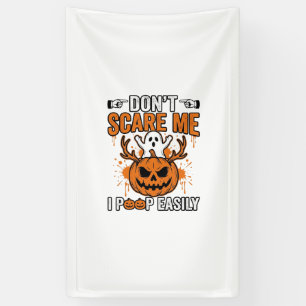 Grappige Halloween Geest Pompoen Citaat Vector Des Spandoek