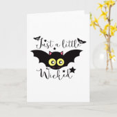 Grappige Halloween-geschenken - gewoon een beetje Kaart (Gele Bloem)