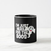 Grappige Halloween Ghost Boos Pun Mok (Midden)