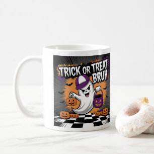 Grappige Halloween Ghost & Pumpkins Koffiemok