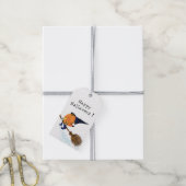 Grappige Halloween Gift Labels Heksenpompoen Cadeaulabel (Met Touw)