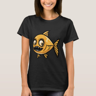 Grappige Halloween Goudvis Zombie T-shirt