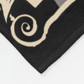 Grappige Halloween Grafische Spooky Spirits Fleece Deken (Hoek)
