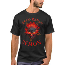 Grappige Halloween Hell Demon Skull - Gothic Horro