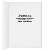 Grappige Halloween Hot Pumpkin Spice Latte (Binnen (Rechts))