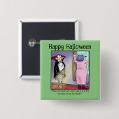 Grappige Halloween Humor Button (Voorkant /achterkant)
