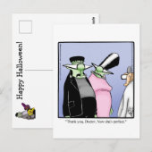 Grappige Halloween Humor Kaart (Voorkant / Achterkant)