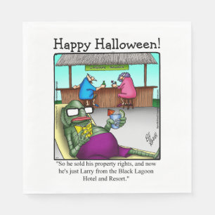 Grappige Halloween Humor Luncheon servetten