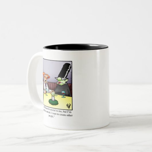 Grappige Halloween Humor Mok (Voorkant links)