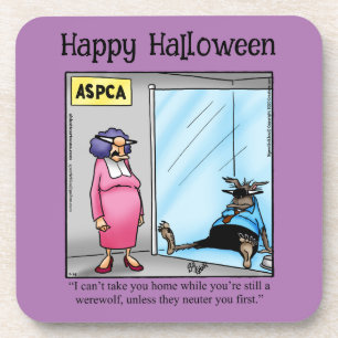 Grappige Halloween Humor Onderzetters