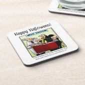 Grappige Halloween Humor Onderzetters (Linkerzijde)