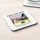 Grappige Halloween Humor Onderzetters (Linkerzijde)