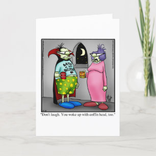 Grappige Halloween Humor Wenskaart Feestdagen Kaart