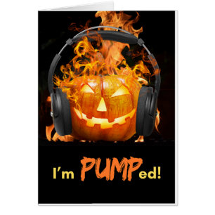 Grappige Halloween Ik ben Pumped Jack O'Lantern