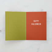 Grappige Halloween Kaart (Binnen)