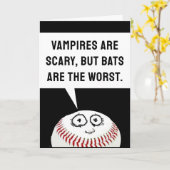 Grappige Halloween kaart (Gele Bloem)