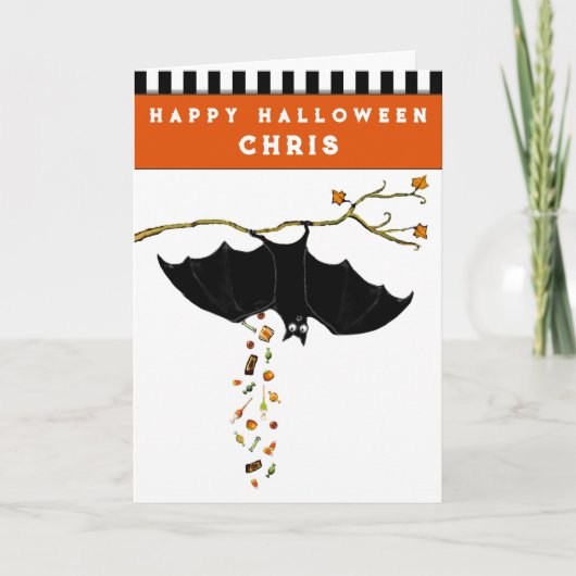 Grappige Halloween kaart (Voorkant)