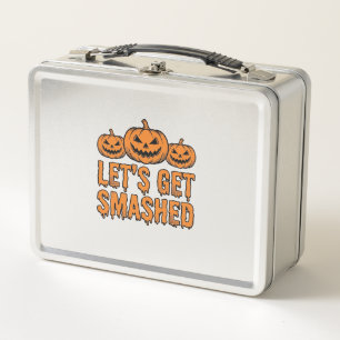 Grappige Halloween Laten we de Pompoen Vermorzelen