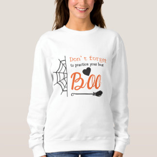 Grappige Halloween leraar vrouwen moeder boek Trui