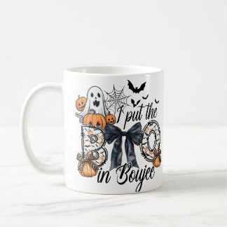Grappige Halloween Mok - 'I Put the BOO in Boujee'