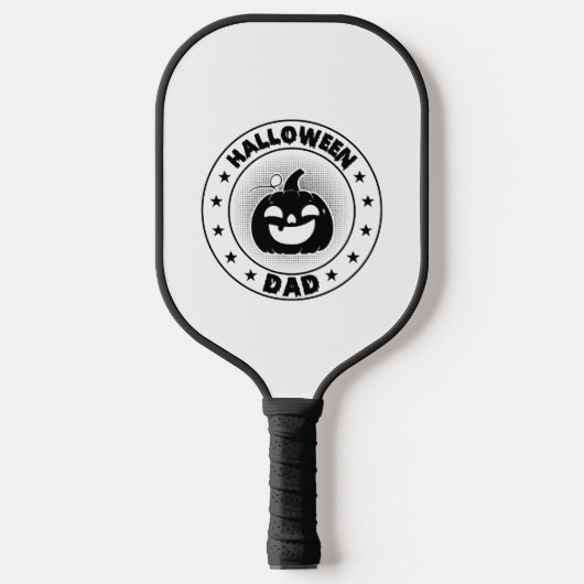 Grappige Halloween Pap Halloween Pumpkin Pickleball Paddle (Voorkant)
