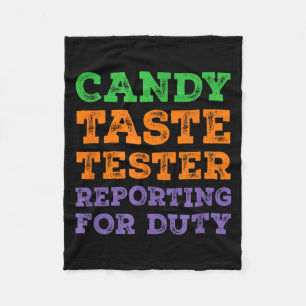 Grappige Halloween Papa Grapjas Candy Smaaktester Fleece Deken