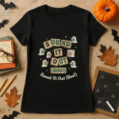 Grappige Halloween Phonics leraar klinkt het uit b T-shirt