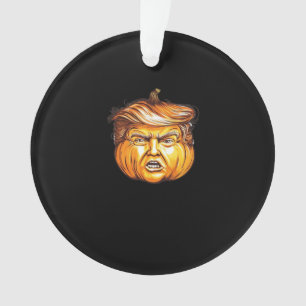 Grappige Halloween pompoen politieke parodie Donal Ornament