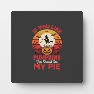 Grappige Halloween Pompoen Taart Ontwerp_1 Fotoplaat
