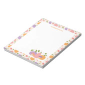 Grappige Halloween pompoenen en paddenstoelen Notitieblok (Gedraaid)