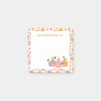 Grappige Halloween pompoenen en paddenstoelen Post-it® Notes