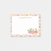 Grappige Halloween pompoenen en paddenstoelen Post-it® Notes (Voorkant)