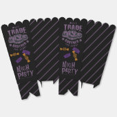 Grappige Halloween Popcorn Box – Zal ruilen broer Bedankdoosjes (Ongevouwen)