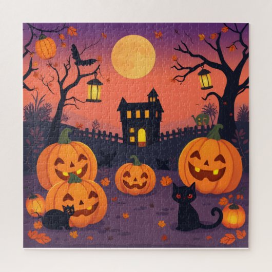 Grappige Halloween puzzel Legpuzzel (Verticaal)