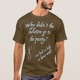 Grappige Halloween Skelet 2519 T-shirt