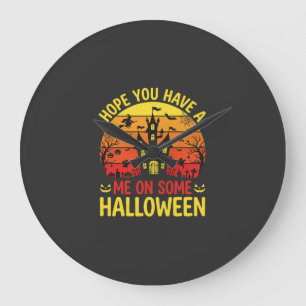 Grappige Halloween Spoken Huis Me Op Sommige Ontwe Grote Klok