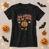 Grappige Halloween te pompoen om echte pompoen woo T-shirt
