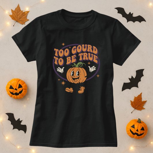 Grappige Halloween te pompoen om echte pompoen woo T-shirt
