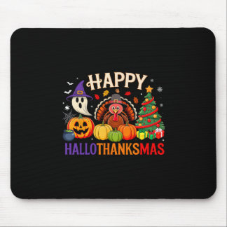 Grappige Halloween Thanksgiving Kerstmis Gelukkig Muismat