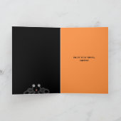 Grappige Halloween Trick-or-Treating Spider Kaart (Binnen)