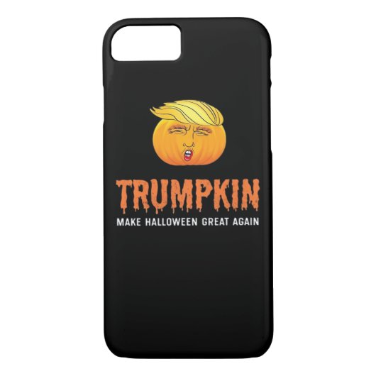 Grappige Halloween Trumpkin Case-Mate iPhone Case (Achterkant)