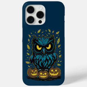 Grappige Halloween Uil iPhone 15 Pro Max Hoesje