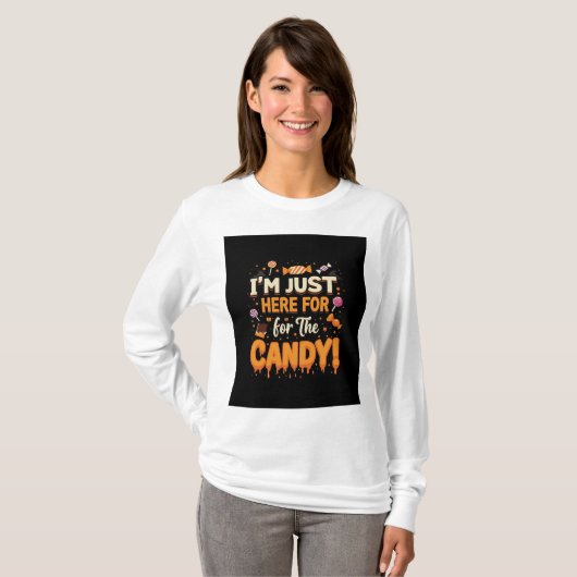 Grappige Halloween vrouwen T-shirt (Voorkant volledig)