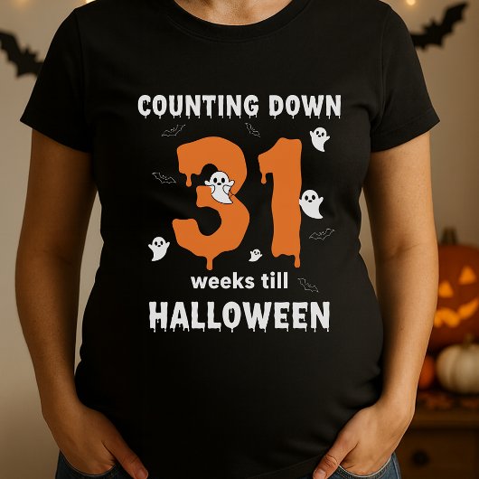 Grappige Halloween zwangerschap T-shirt