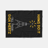Grappige ham radio citaat amateur operator liefheb fleece deken (Voorkant (Horizontaal))