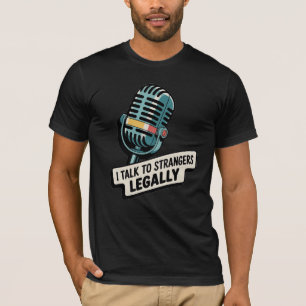 Grappige Ham Radio T-shirt - Ik praat legaal met v